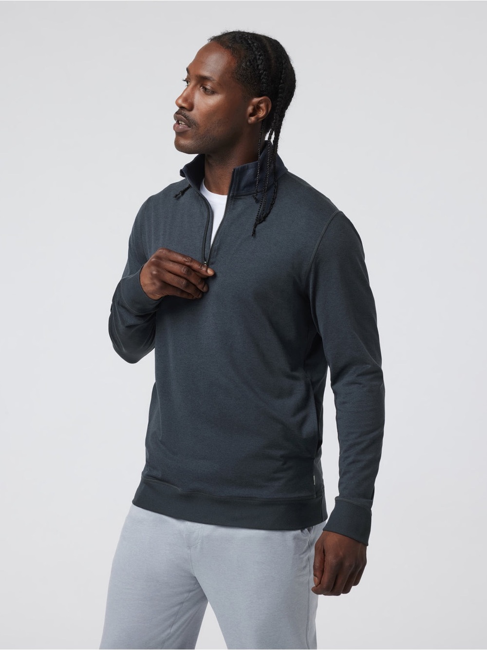 Vuori Coronado Half Zip Performance Pullover Men’s Size M In Midnight Heather